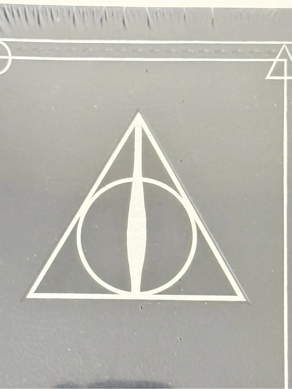 Harry Potter The Deathly Hallows Black Ruled Notebook 128 pages archival paper